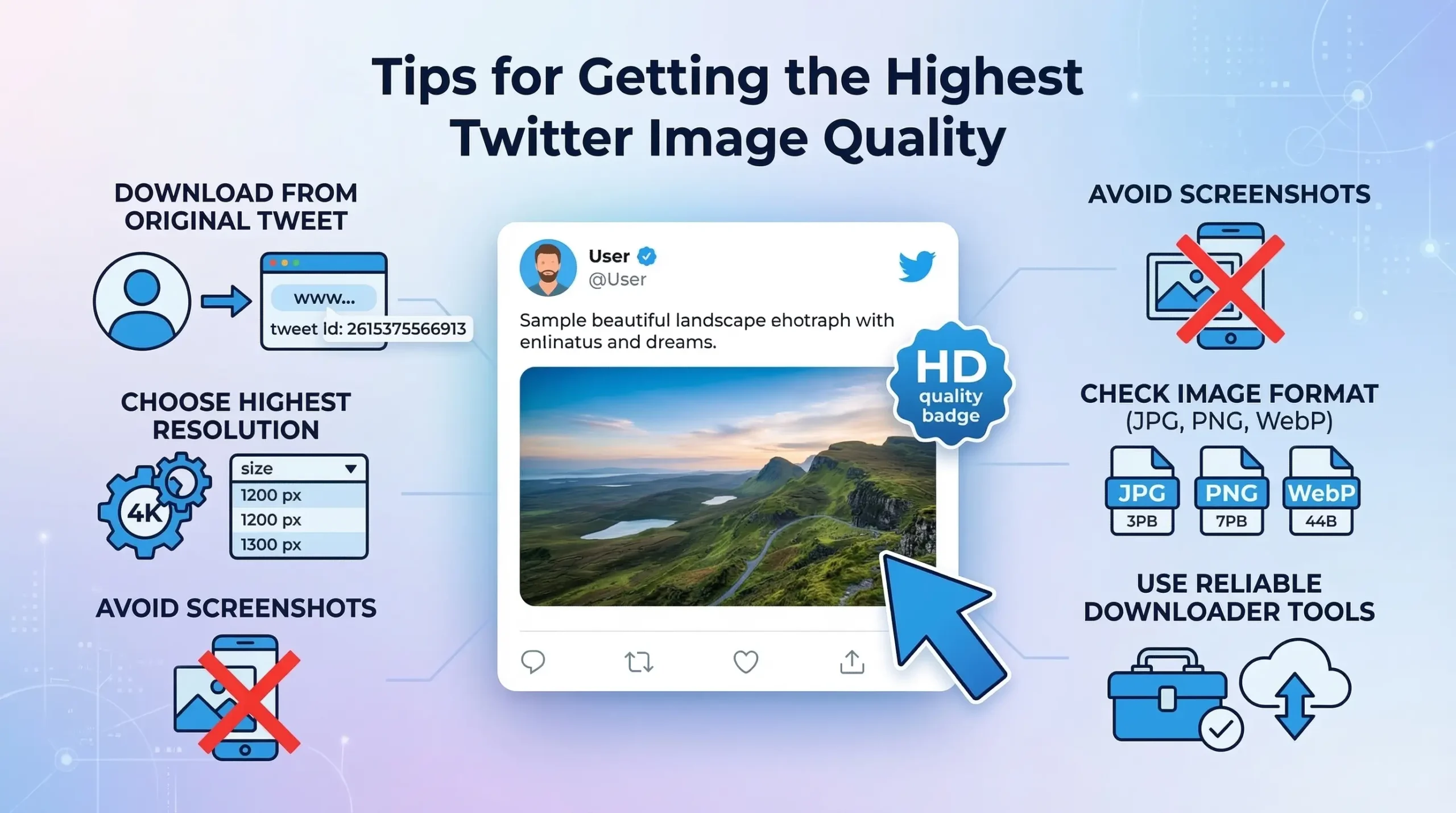 Tips for Getting the Highest Image Quality