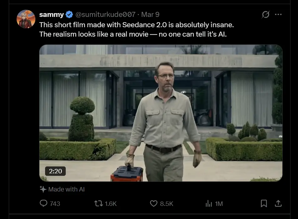  locate the tweet that contains the video