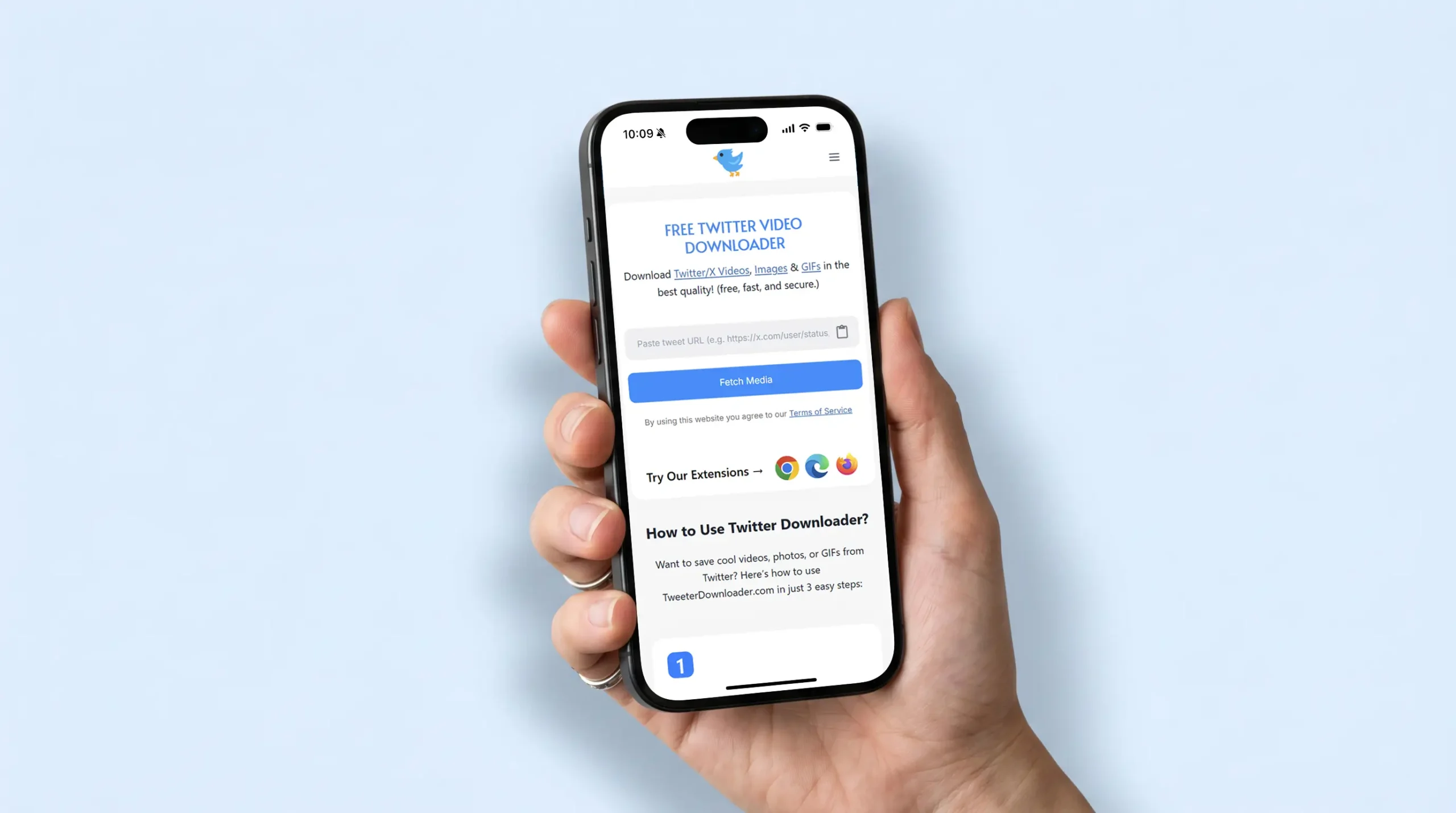 tweeterdownloader-iphone-homepage