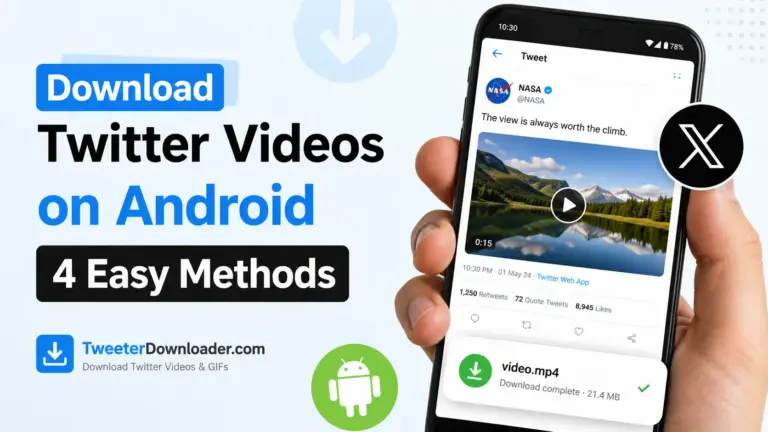 Download Twitter Videos on Android