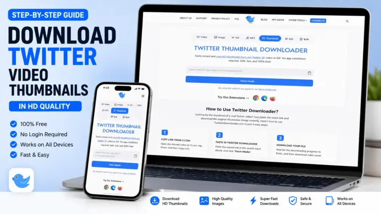 How to Download Twitter Video Thumbnails in HD