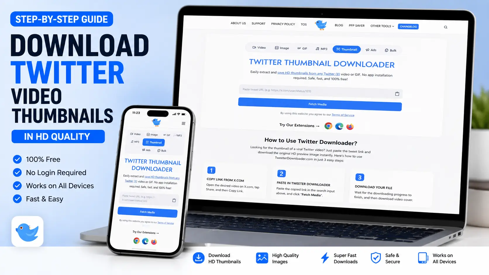 How to Download Twitter Video Thumbnails in HD