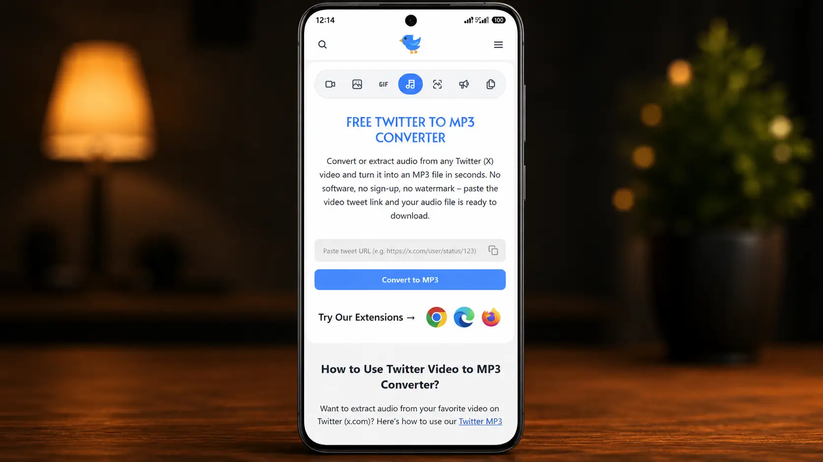 open free twitter to mp3 converter tool